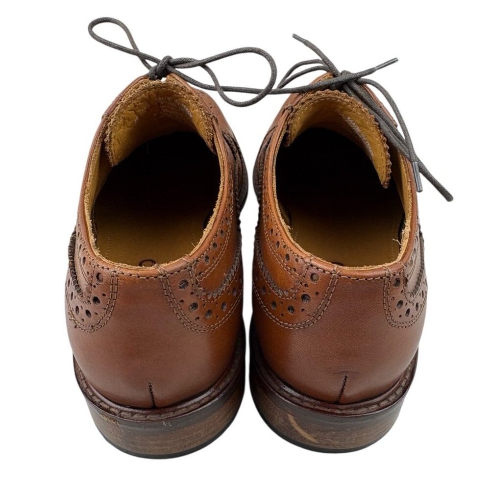 Broletto Baroque Mens Shoes 7.5 Brown Italian Leather Oxford Dress Quiet Luxury - Picture 6 of 12